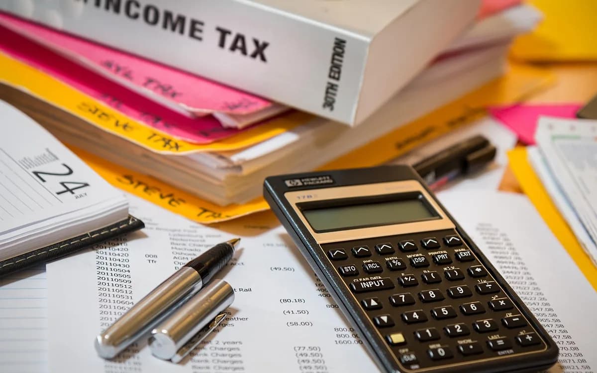 income tax, calculator, accounting, financial, paperwork, tax