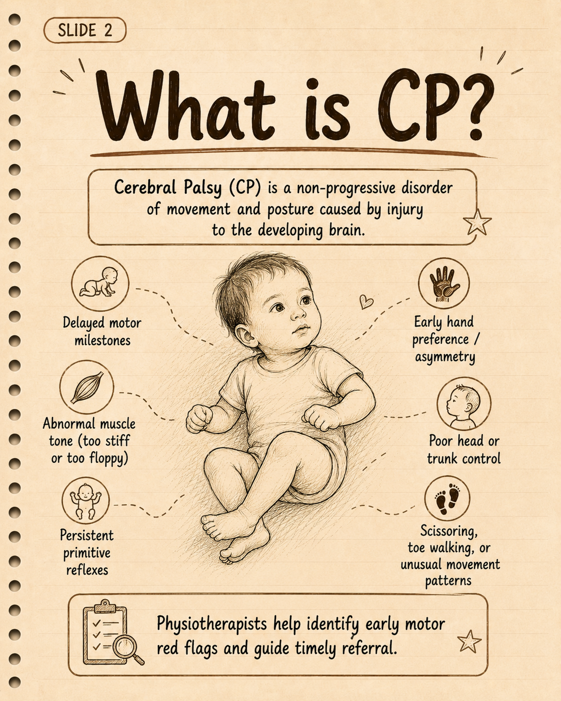 Differentiation of CP vs autism as physiotherapist image 2