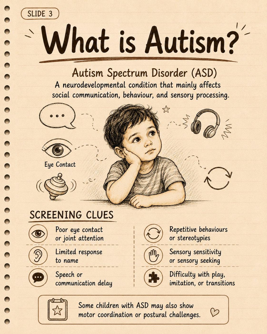 Differentiation of CP vs autism as physiotherapist image 3